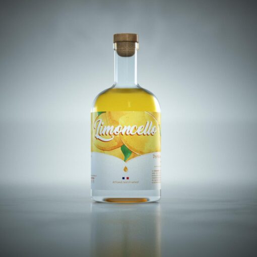 Limoncello artisanal suisse ~ liqueur de citron - Liquoristerie Suisse